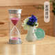 Huiyu hourglass 30 minutes children's anti-fall safety small ornaments timed creative home decorations birthday gifts living room bedroom office decoration ornaments pink sand