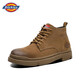 Dickies Martin Boots Herrenstiefel Frühling Männer Frauenpaar Stiefel Retro Brock Boots Herren High Top Britische Arbeitsschuhe Herrenschuhe Brown [Männer und Frauenstil] 42