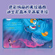 Malz Dot Reading Disneys klassische Filmgeschichte (Mulan/Aladdin) Cartoon Cartoon Originalmalerei Bilderbuch Little Master Little Koala Dot Lesen Stift unterstützend Buch 13849938