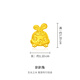 Chow Tai Fook's twelve zodiac signs, auspicious cute beast foot golden golden fortune beads, a variety of options are available EOR825 Papa rabbit