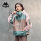 Kappa (Kappa) back-to-back sports windbreaker for women 2025 new water-repellent casual windbreaker for women spring and autumn coat for men Star Black-9902 M
