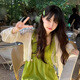 Gem City high-end white suspender dress draped bohemian travel seaside vacation skirt super fairy dress 4333 long skirt M