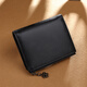 viney first-layer cowhide women's wallet short folding zipper coin purse multi-card slot multi-functional wallet card holder document bag