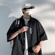 OEMG Kurzärärmelte Hemd Herren Sommer Lose Hong Kong Style INS High-End-Ice Seidenjacke für Männer mit großer Größe Teenager White XL [Empfohlen 135-150jin [Jin ist gleich 0,5 kg]]
