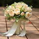 HAND Held Braut Hochzeit koreanischer Stil Hochzeitsblumenball Hochzeitsfoto Bouquet gefälschte Blumenbrautjungfern Foto Requisiten Bouquet Simulation Hauptbildstil