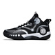 Phantom 3 basketball shoes for boys’ shoes for children and teenagers’ sports shoes for students’ leather surface non-slip Kobe junior high school students’ sneakers 866 black and white mesh - air cushion model 36 sizes Follow to send basketball socks + fluorescent bracelets