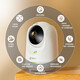 360 [National Subvention] Kamera 9Pro 8 Millionen Gimbal Home Kamera Überwachung Kamera Mobiltelefon Fernüberwachung 360-Grad-Nacht-Panoramabläufe Mutter- und Babypflege-Tool 8 Millionen Gimbal 9Pro AI Version + 64g