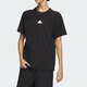 Adidas kurzärärmiges T-Shirt für Männer 2025 Sommer New Sportswear gestrickt atmungsaktiven losen runden Halshülle IA8129 Pure Cotton IT3937 Black M