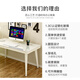 Fanshe tempered glass computer desk desktop glass desktop desk workbench thickened Nordic simple office desk