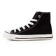 Huili Classic High-Top Canvas Zapatos de moda versátiles de moda y zapatos para mujeres zapatos casuales zapatos wxy-473t negro 40
