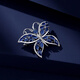 France Kou brooch women's sapphire butterfly light luxury temperament niche high-end corsage brooch accessories birthday gift for girlfriend Sapphire butterfly SF air freight, engraved greeting card