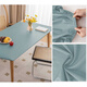 Rangqian customized all-inclusive tablecloth waterproof and oil-proof no-wash dining tablecloth coffee table fabric table cover table cover desk pad table cover-orange Customized contact customer service to confirm the price