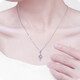 CRD Ke Laidi spot sparkling pt950 platinum pendant platinum pendant female flower dance versatile gift 1.35g