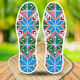 2024 new printed cotton cloth hand-embroidered cross-stitch insole semi-finished product embroidered by men and women Rose red 683 Whatever you want come true 43 size