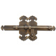 Chinese style thickened latch old wooden door lock garden courtyard door latch antique door buckle copper door bolt engraved 20cm antique copper