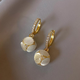 Idel Light Luxury Synthetic Cat's Eye Earrings 2025 New Trendy Niche Design Exquisite Earrings High-end Ear Jewelry for Women Baroque Earrings E0292