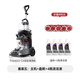 Hoover carpet and fabric professional cleaning machine, home commercial, hotel billiard room cleaning and suction all-in-one, 4 bottles of cleaning fluid + disc brush + host