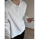 
Jian Xingheng black American Henry neck long-sleeved T-shirt men's spring waffle sweatshirt plus velvet thickened inner base shirt winter black plus velvet 1381 [High quality] L Recommended 100-120 Jin [Jin equals 0.5 kg]