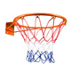 Qixiang Orange Basketball Rim Adult Indoor and Outdoor Home Wall Standard Hanging Basketball Rack Basket Shooting Thickened Hollow Model 45cm
