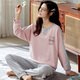 Yimi Mei Chaoshan Jieyang Pyjamas für Frauen im Herbst, Winter, Frühling und Herbst, Frauenstil, Mundverschluss, langärmelige, Mädchen im kleinen Bündel, Langarm, G9928 Pink Mickey, kleine Größe, Frauen S [60-80jin [Jin Equals 0,5 kg]], sogar Größe, sogar Größe], ​​sogar Größe, sogar Größe, sogar Größe], ​​sogar Größe, sogar Größe, sogar Größe], ​​sogar Größe, sogar Größe, sogar Größe], ​​sogar Größe