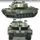 Academy Aidi-Metro American Heavy Medium Battle Battle Assembly Assembly Simulación Simulación Modelo 1/35 Magachi 7C Tanque de batalla principal 13297