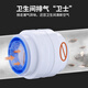 BSITN bathroom heater pipe check valve flue bath heater ventilation one-way check valve exhaust fan B8104