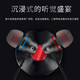 昊微 Type-C耳机入耳式有线适用oppo华为vivo小米手机安卓圆孔高音质k歌重低音带麦降噪耳塞 3.5mm接口【气质银】