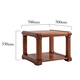 Guangming meubles en bois massif carré table chinoise petite table basse basée meubles de salon table de bordure en bois massif table de loisirs en chêne 3271 table basse 70 cm