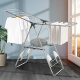 Ou Runzhe clothes drying rack floor-standing folding clothes drying rack indoor clothes rack clothes drying rod balcony clothes drying rack 126cm