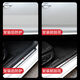 Vieruodis car door sill strip anti-trampling sticker invisible transparent universal rear guard anti-scratch strip carbon fiber pattern anti-trampling waterproof and anti-wear carbon fiber pattern transparent 7 cm wide 5 meters long transparent carbon fiber pattern (thick version)
