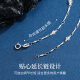 Zhenshang Silber Chinese Gold Mosamstone Anhänger Silber Halskette Dame Geburtstagsgeschenk für Freundin Frau Mutter Mutter Mutter