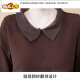 
First-diameter long-sleeved T-shirt Spring and Autumn Korean style loose age-reducing casual large-size women's belly-covering and slimming fashionable base shirt top Coffee color [Spring and Autumn style 9767] 5XL [160-175Jin [Jin equals 0.5 kg]]