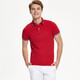 Tommy Hilfiger Tommy Men's Clothing New European and American Colord Colord Casual Slim Men's Short à manches courtes 673/670/691 Pink L (environ 90 kg)