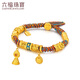 
Liufu Jewelry Fuman Heirloom Family-friendly gold-plated gold colored craftsmanship gold bracelet bracelet men's priced F63TBGB0122 42.65 grams (including labor cost 3881 yuan)