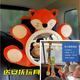 Rücksitz Beobachtungspiegel Babyauto Beobachtung Rückspiegel Rückseite Rücksitz Blindfleck Komfort Blauer Hebespiegel Giraffe Beobachtungspiegel