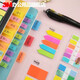 
3M index sticker extraction label color bookmark fluorescent label sticker notebook instructions page number folder translucent strip waterproof color sticker student key classification Pepsi sticker [683-6CF+9CF] combination package-210 pictures