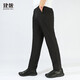 Jiannong Primavera y Autumn Menores y mujeres Soft Shell Sports Business Casual sin hierro F9224 Negro 5xl/190