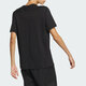 Adidas kurzärärmiges T-Shirt für Männer 2025 Sommer New Sportswear gestrickt atmungsaktiven losen runden Halshülle IA8129 Pure Cotton IT3937 Black M