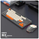 
Viper real mechanical feel game keyboard and mouse color combination high-value keyboard and mouse suit portable e-sports peripheral office desktop laptop USB wired universal [keyboard + mouse] KM870 shimmer