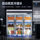 AUCMA vertikaler Displayschrank Getränkeschrank Bierschrank Gewerbebar Kühlschrank Supermarkt Supermarkt Convenience Store Kühlschrank Commercial Getränk Kühlschrank Frischlagerschrank luftgekühltes Modell 1390L [Kluft ohne Zuckerguss] VC-1390AW
