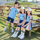 Shuttlecock Feifei Kindergarten clothing spring and autumn pure cotton summer primary school uniform children class uniform set autumn sports three-piece set picture color-9906A three-piece set long sleeve + short sleeve + long trousers 130 size recommended height about 130 cm