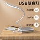 Best-selling on the whole network, night light, bedside lamp, USB portable LED lamp, table lamp, power bank, keyboard lamp, soft light eye protection, suitable for student dormitory, bedroom, outdoor travel, USB portable lamp - 1 random color