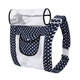 CLCEY baby traditional four-claw double-shoulder strap baby front-held back bag child multi-function lightweight breathable turban outer (cloth style) four-claw insertion buckle