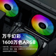 Fan de refroidissement par ID 9 cm ventilateur argb châssis ventilateur PWM Contrôle de la température applicable à Itx Down-Pressure Computer Radiator Modification 9015 SPECICATIONS TF-9215 Argb