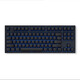 Belly Spirit Mk870pro Blackberry Ladering Mechanical Teclado mecánico Bluetooth Wireless Game de computadora personalizado Oficina silenciosa [tres modos] Obsidian Pro + Pure Black Side Grabado Eje negro 87 Teclas