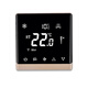 Aire acondicionado central de termostato de pantalla completa, calefacción de piso, voz dos en uno, panel de control remoto WiFi inteligente, aire acondicionado universal, calefacción de piso, modelo de oro wifi de dos en uno MJ826
