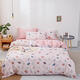 Avonting full cotton bed cover four-piece set pure cotton bed sheet quilt cover three-piece set 1.5-meter bed cover 4-piece set 1.8m bedding Aishang Geometric 1.2m bed cover style (quilt cover 150*200cm)