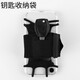 Zkhe Armbeutel, Handy Armriemen, Sportgelenkriemen, Fitness Multifunktion atmungsaktiver Armbeutel, rotierende und abnehmbare Armabdeckung, Armabdeckung, schwarz