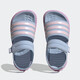 Adidas children's shoes girls small and medium-sized children's sandals summer sports Roman fashion open-toe beach shoes HP5834