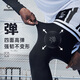 Men's fitness clothing, high elasticity, quick-drying, breathable basketball running sports suit, short-sleeved compression garment, bottoming bodysuit, pure black ZZ1601134+ZZ1601135 long sleeves+trousers XL